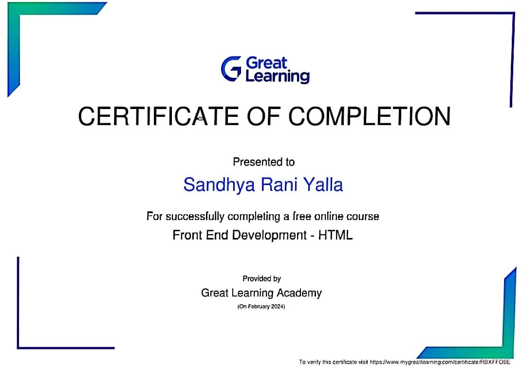 Certificate 1